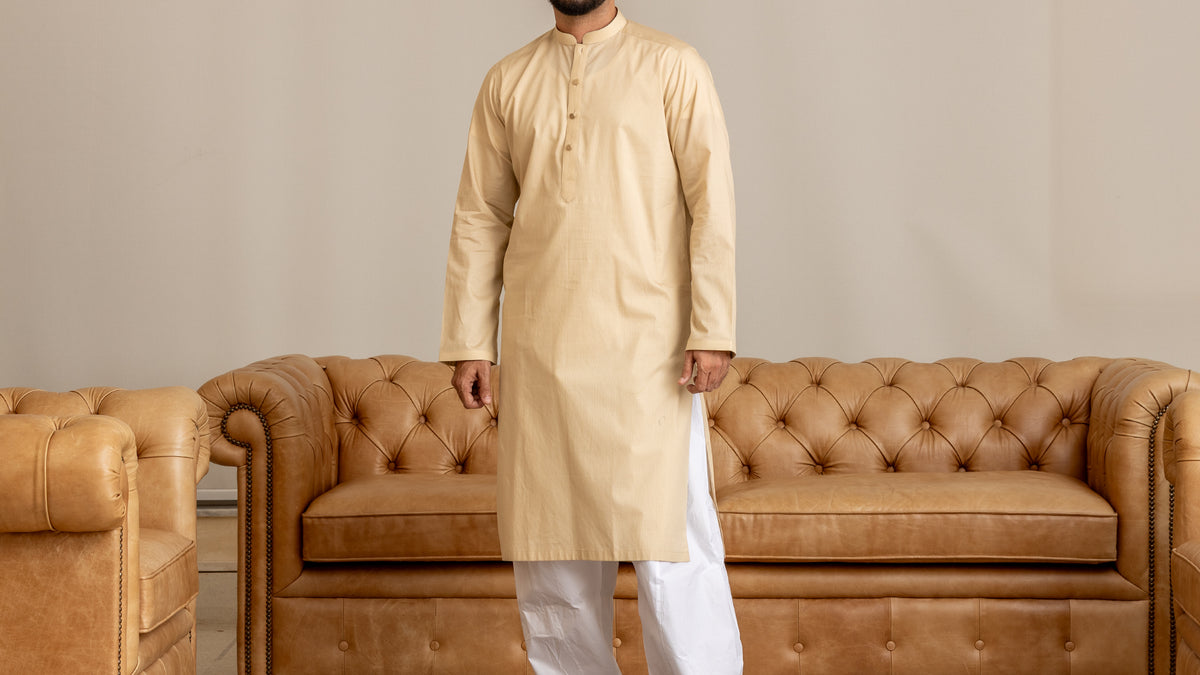 Classic Kurta - Straw